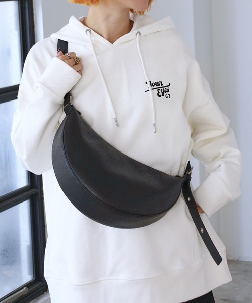 PBLIM(ページボーイリム)の「PAGEBOYLIM/ハーフムーンBAG(ショルダーバッグ・レディース・ブラック/アイボリー/ライム/ピンク・FREE)」の20枚目の写真