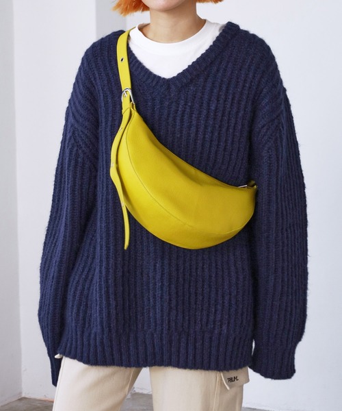 PBLIM(ページボーイリム)の「PAGEBOYLIM/ハーフムーンBAG(ショルダーバッグ・レディース・ブラック/アイボリー/ライム/ピンク・FREE)」の14枚目の写真