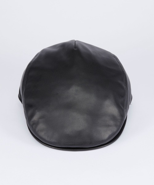 CPH（シーピーエイチ）の「464SL SYNTHETIC LEATHER HUNTING / シンセティックレザー ハンチング（ハンチング/ベレー帽・メンズ・ブラック・S/L）」の8枚目の写真