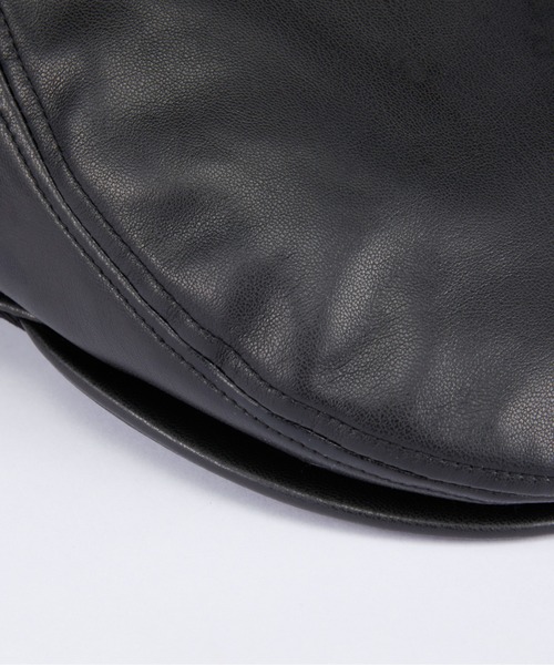 CPH（シーピーエイチ）の「464SL SYNTHETIC LEATHER HUNTING / シンセティックレザー ハンチング（ハンチング/ベレー帽・メンズ・ブラック・S/L）」の15枚目の写真
