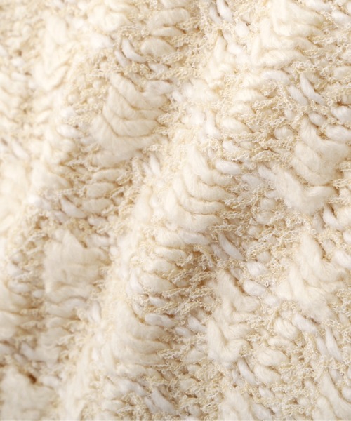 N.（N. Natural Beauty Basic）（エヌエヌナチュラルビューティーベーシック）の「【横田ひかるさん着用】◆ミックスツイードクロップドニット（Tシャツ/カットソー・レディース・ブラウン/オフホワイト/ブラック・MEDIUM）」の12枚目の写真