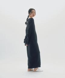 INSIIS（インシス）の「Uネックニットロングワンピース（ワンピース）」