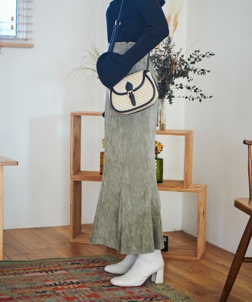 FREE'S MART（フリーズマート）の「【低身長サイズ/Sシリーズ】フェイクスウェードマーメイドスカート（スカート・レディース・ブラウン/カーキ/ベージュ・MEDIUM/X-SMALL/SMALL）」の12枚目の写真