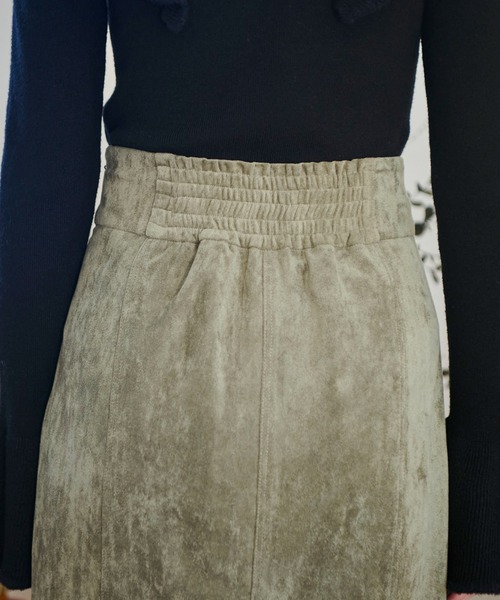 FREE'S MART（フリーズマート）の「【低身長サイズ/Sシリーズ】フェイクスウェードマーメイドスカート（スカート・レディース・ブラウン/カーキ/ベージュ・MEDIUM/X-SMALL/SMALL）」の9枚目の写真