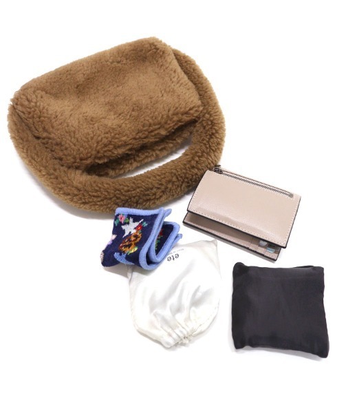 DONOBAN（ドノバン）の「ボアハンドバッグ（ハンドバッグ・レディース・ブラウン/ピンク/パープル・F）」の19枚目の写真