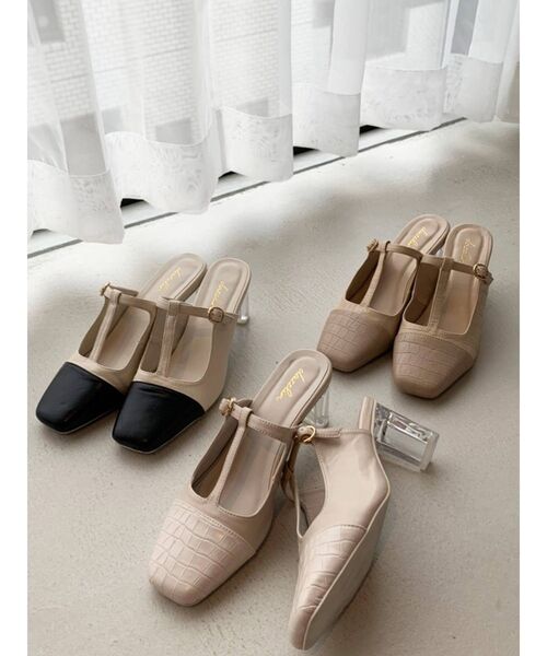 dazzlin(ダズリン)の「ベルトパーツクリアパンプス(パンプス・レディース・オフホワイト/ベージュ/その他1・MEDIUM/LARGE)」の10枚目の写真