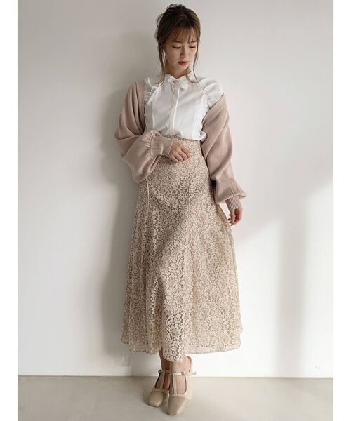 dazzlin(ダズリン)の「ベルトパーツクリアパンプス(パンプス・レディース・オフホワイト/ベージュ/その他1・MEDIUM/LARGE)」の16枚目の写真