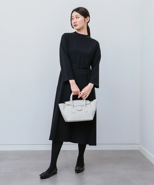 セール】【セレモニー・フォーマル】トリアセ ベルト付きドレス