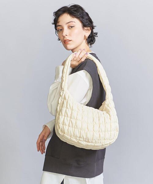 BEAUTY&YOUTH UNITED ARROWS（ビューティーアンドユースユナイテッドアローズ）の「ポップコーン ワンハンドル ショルダーバッグ（ショルダーバッグ・レディース・ブラック/ナチュラル・FREE）」の14枚目の写真