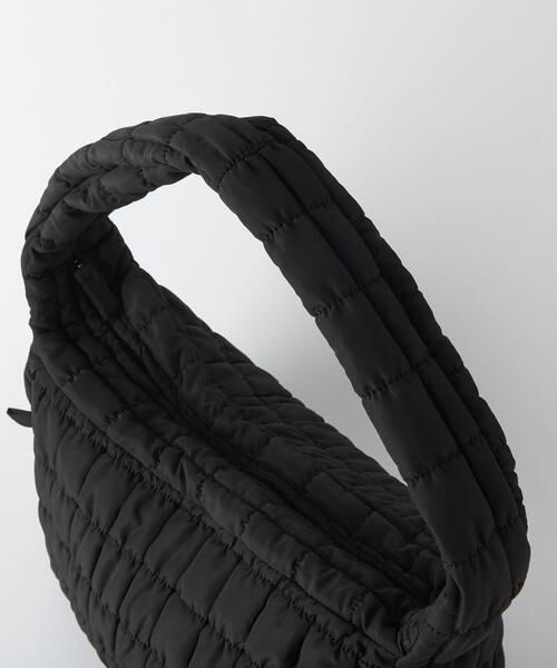 BEAUTY&YOUTH UNITED ARROWS（ビューティーアンドユースユナイテッドアローズ）の「ポップコーン ワンハンドル ショルダーバッグ（ショルダーバッグ・レディース・ブラック/ナチュラル・FREE）」の9枚目の写真