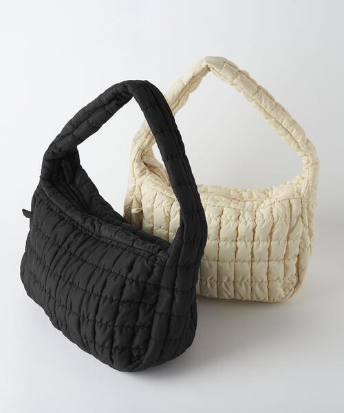 BEAUTY&YOUTH UNITED ARROWS（ビューティーアンドユースユナイテッドアローズ）の「ポップコーン ワンハンドル ショルダーバッグ（ショルダーバッグ・レディース・ブラック/ナチュラル・FREE）」の8枚目の写真