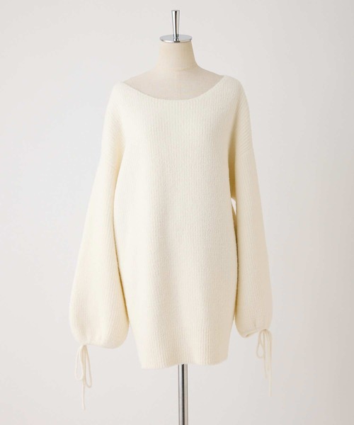 one after another NICE CLAUP（ワンアフターアナザーナイスクラップ）の「【あざとLadyミニワンピ】ニットミニワンピース（ワンピース・レディース・レッド/ピンク/アイボリー・FREE）」の21枚目の写真