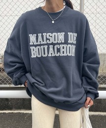 Over logo sweat / オーバーロゴスウェット(chiica select)