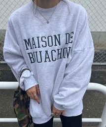 Over logo sweat / オーバーロゴスウェット(chiica select)