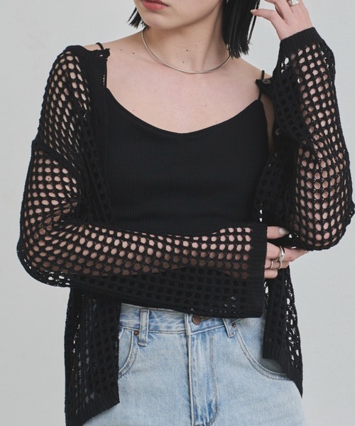 Aunt Marie's（アントマリーズ）の「カップ付きリブキャミソール（キャミソール・レディース・ブラック/チャコールグレー/ベージュ/ホワイト・FREE）」の13枚目の写真