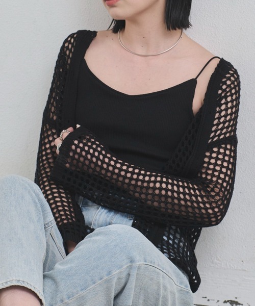 Aunt Marie's（アントマリーズ）の「カップ付きリブキャミソール（キャミソール・レディース・ブラック/チャコールグレー/ベージュ/ホワイト・FREE）」の14枚目の写真