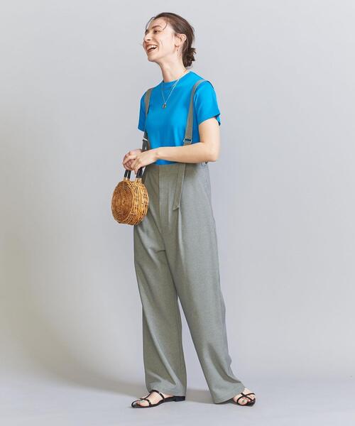 BEAUTY&YOUTH UNITED ARROWS（ビューティーアンドユースユナイテッドアローズ）の「【WEB限定】ポリエステルタフタ サスペンダーパンツ -ウォッシャブル-（その他パンツ・レディース・モカ/グレー/ブラック・S/M/L）」の5枚目の写真