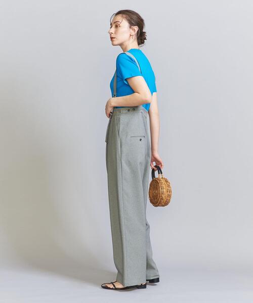 BEAUTY&YOUTH UNITED ARROWS（ビューティーアンドユースユナイテッドアローズ）の「【WEB限定】ポリエステルタフタ サスペンダーパンツ -ウォッシャブル-（その他パンツ・レディース・モカ/グレー/ブラック・S/M/L）」の8枚目の写真