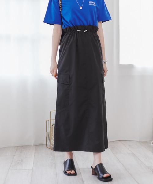 ANGIE（アンジー）の「カーゴスカート（スカート・レディース・ブラック/カーキ/イエロー・FREE）」の11枚目の写真