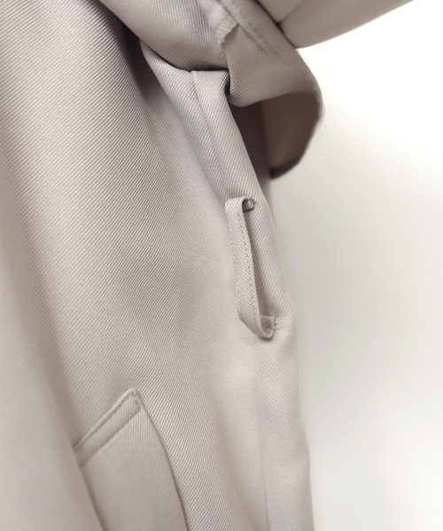 andme（アンドミー）の「2wayボリューム袖トレンチコート（トレンチコート・レディース・サンドベージュ/ライトカーキ/ブラック/アイボリー・M）」の19枚目の写真