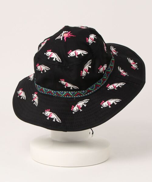 go slow caravan（ゴースローキャラバン）の「ライトキャンバス総刺繍 キャンパーハット（ハット・メンズ・カーキ/ネイビー/ベージュ/ブラック・FREE）」の16枚目の写真