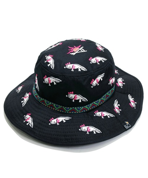 go slow caravan（ゴースローキャラバン）の「ライトキャンバス総刺繍 キャンパーハット（ハット・メンズ・カーキ/ネイビー/ベージュ/ブラック・FREE）」の2枚目の写真