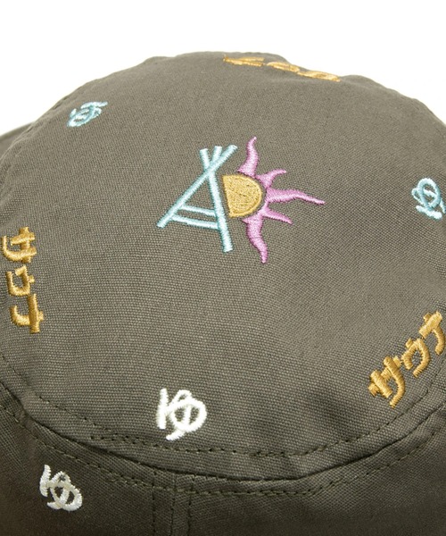 go slow caravan（ゴースローキャラバン）の「ライトキャンバス総刺繍 キャンパーハット（ハット・メンズ・カーキ/ネイビー/ベージュ/ブラック・FREE）」の10枚目の写真