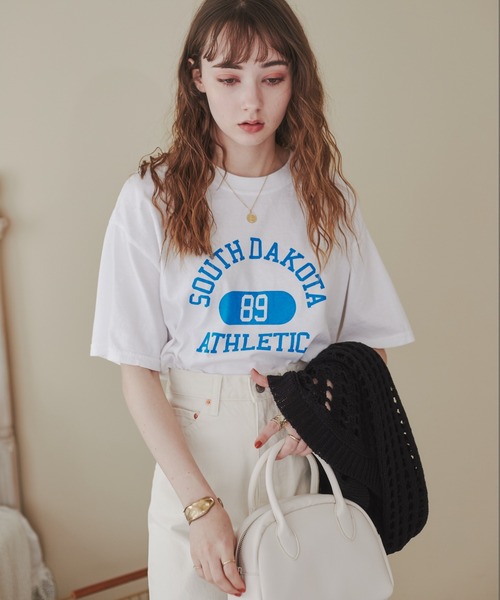 売れ筋商品|||アンティグア カットソー レディース  Heathered Gray, Orange 接触冷感7分袖モックネックカットソー カットソー レディース