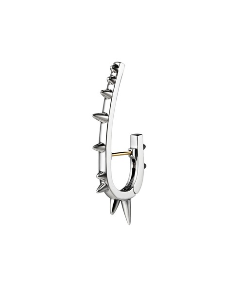 JUSTIN DAVIS（ジャスティンデイビス）の「"DISORDER" Earring（ピアス（片耳用）・メンズ・シルバー/ゴールド・FREE）」の2枚目の写真