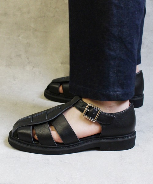 JETEE（ジュテ）の「JETEE / JE2210-354 / 本革グルカサンダル（サンダル・レディース・ブラック・38/37/39/36）」の6枚目の写真