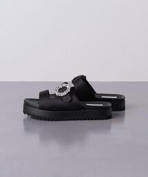UNITED ARROWS メッシュ ビジュー ミュールサンダル メッシュ ビジュー ミュールサンダル（UNITED ARROWS）｜ルミネ