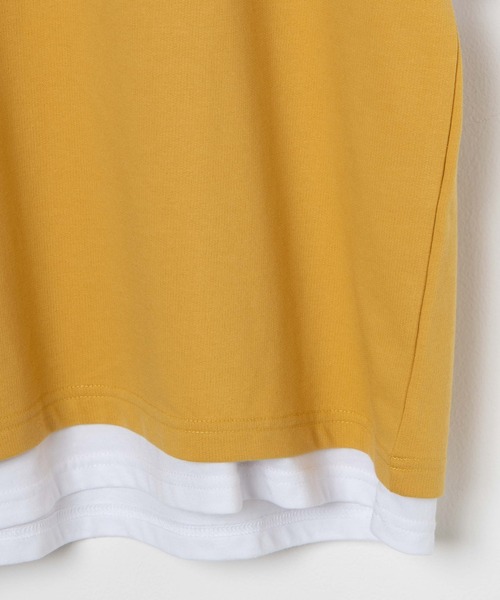 WEGO(ウィゴー)の「WEGO/アンサンブルスウェットベスト半袖T(アンサンブル・メンズ・ブラック/マスタード/ネイビー/ダークグリーン・MEDIUM/LARGE)」の6枚目の写真