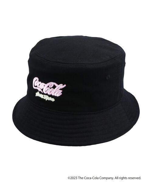 Coca Cola（コカコーラ）の「別注 Coca-Cola「R」バケットハット（ハット・レディース・ブラック・FREE）」の4枚目の写真