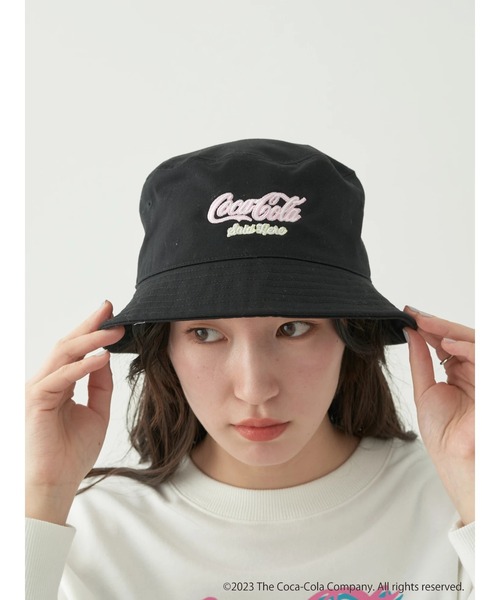 Coca Cola（コカコーラ）の「別注 Coca-Cola「R」バケットハット（ハット・レディース・ブラック・FREE）」の22枚目の写真