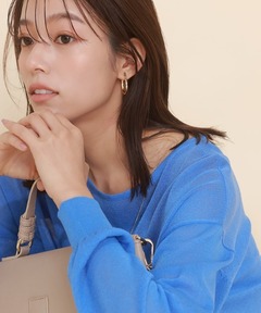 SHASHI/シャシ ダブルフープピアス SH-E152（ピアス（両耳用