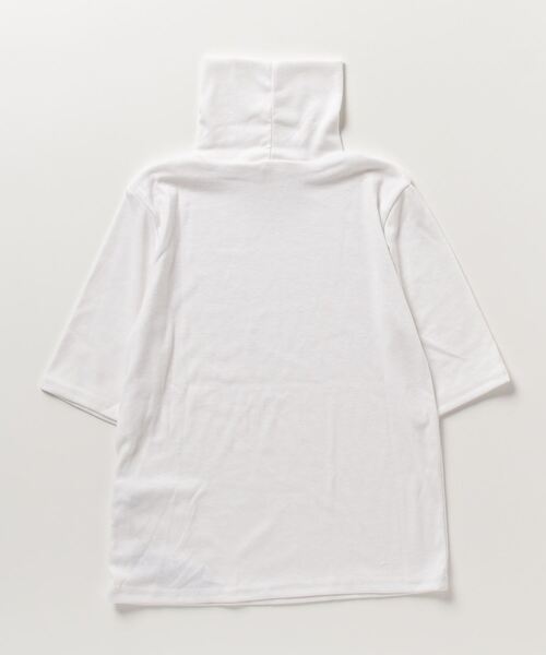 Figments（フィグメンツ）の「ハイネックトップ（Tシャツ/カットソー・レディース・ブラック/ホワイト・FREE）」の5枚目の写真