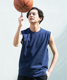 JEANS MATE | 汗染みの目立ちにくいTシャツ ZEROSTAIN ゼロステイン　撥水性　UVカット レイヤード　ノースリーブ(タンクトップ)