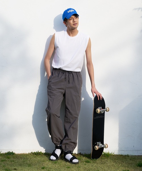 JEANS MATE(ジーンズメイト)の「汗染みの目立ちにくいTシャツ ZEROSTAIN ゼロステイン 撥水性 UVカット レイヤード ノースリーブ(タンクトップ・メンズ・ネイビー/ブラック/ホワイト・X-LARGE/MEDIUM/LARGE)」の5枚目の写真