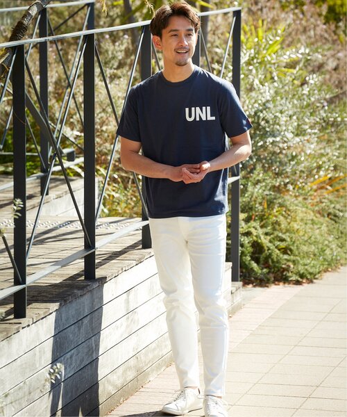 ikka(イッカ)の「【親子コーデ】URBAN NATURE LIFE アーバンネイチャーライフ ロゴプリントTシャツ(Tシャツ/カットソー・メンズ・ホワイト/ネイビー/イエロー/ミント・S/M/L/XL)」の21枚目の写真