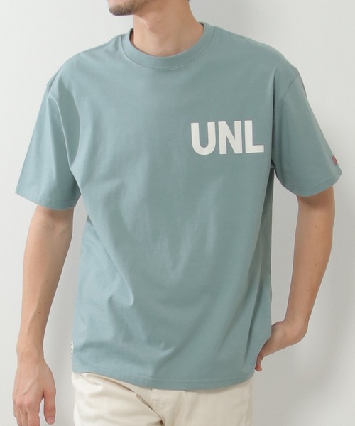 ikka(イッカ)の「【親子コーデ】URBAN NATURE LIFE アーバンネイチャーライフ ロゴプリントTシャツ(Tシャツ/カットソー・メンズ・ホワイト/ネイビー/イエロー/ミント・S/M/L/XL)」の3枚目の写真
