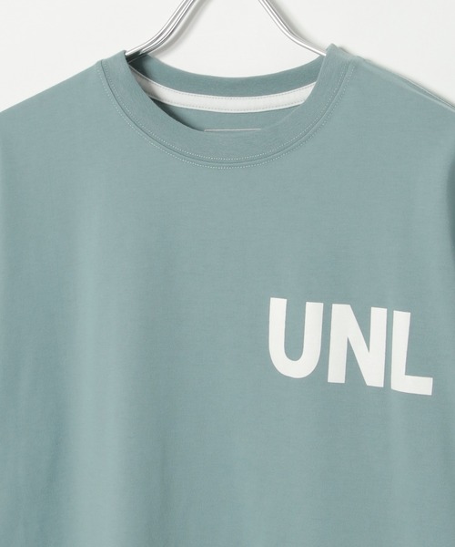 ikka(イッカ)の「【親子コーデ】URBAN NATURE LIFE アーバンネイチャーライフ ロゴプリントTシャツ(Tシャツ/カットソー・メンズ・ホワイト/ネイビー/イエロー/ミント・S/M/L/XL)」の5枚目の写真