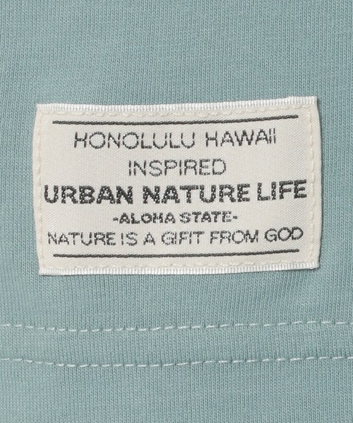 ikka(イッカ)の「【親子コーデ】URBAN NATURE LIFE アーバンネイチャーライフ ロゴプリントTシャツ(Tシャツ/カットソー・メンズ・ホワイト/ネイビー/イエロー/ミント・S/M/L/XL)」の14枚目の写真