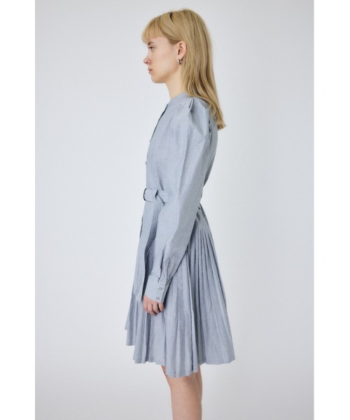 【セール】BELTED PLEATS MINI ドレス（ワンピース）｜MOUSSY（マウジー）