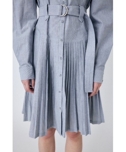 【セール】BELTED PLEATS MINI ドレス（ワンピース）｜MOUSSY（マウジー）