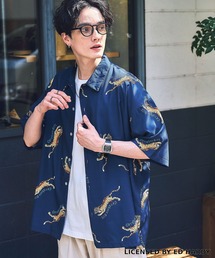 RAGEBLUE | エドハーディコラボ総柄デザインシャツ(シャツ/ブラウス)