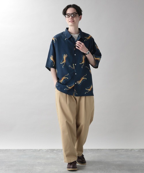 RAGEBLUE(レイジブルー)の「エドハーディコラボ総柄デザインシャツ(シャツ/ブラウス・メンズ・ブラック/ネイビー・MEDIUM/LARGE)」の19枚目の写真