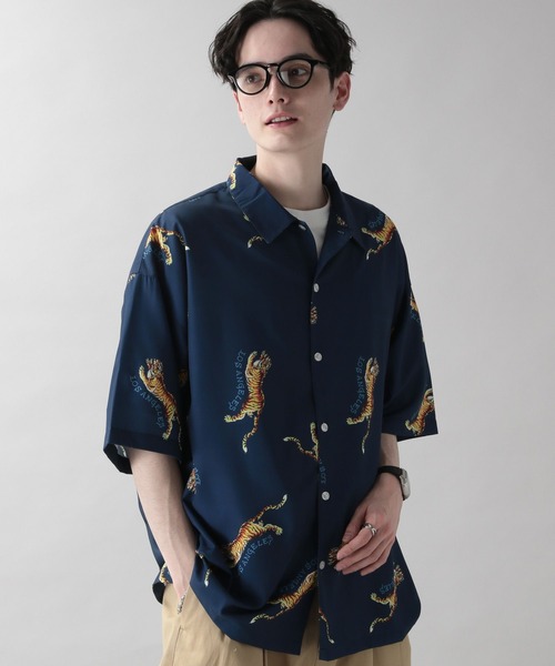 RAGEBLUE(レイジブルー)の「エドハーディコラボ総柄デザインシャツ(シャツ/ブラウス・メンズ・ブラック/ネイビー・MEDIUM/LARGE)」の17枚目の写真