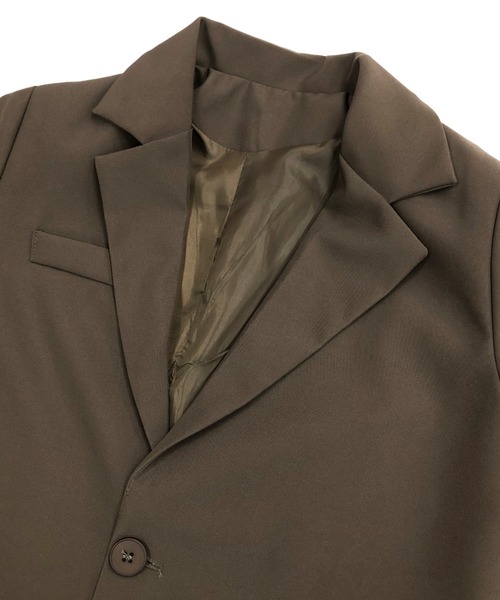 SHEENA（シーナ）の「セットアップ【テーラージャケット×ワイドパンツSET】（セットアップ・レディース・ダークブラウン/ダークベージュ/ブラック・M）」の11枚目の写真
