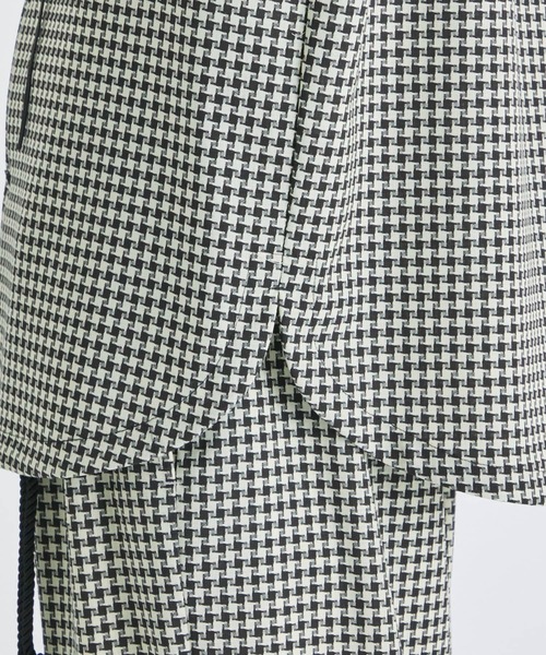 ETHOSENS(エトセンス)の「【ETHOSENS/エトセンス】Houndstooth shirt(シャツ/ブラウス・メンズ・キナリ/ネイビー・1/2)」の9枚目の写真
