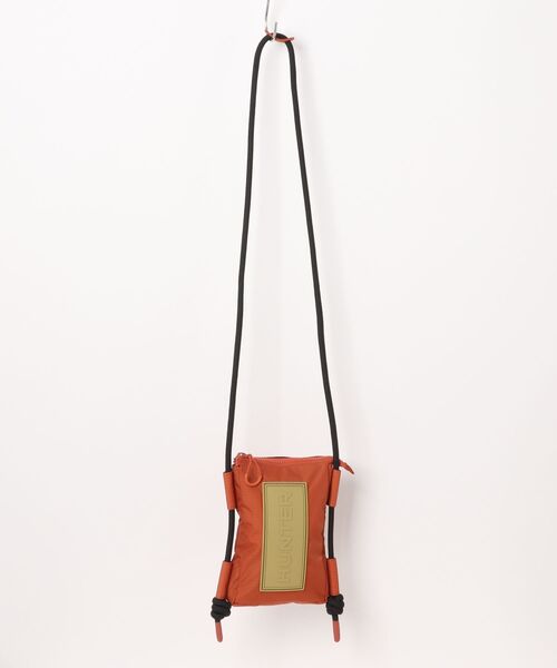 HUNTER(ハンター)の「/HUNTER/TRAVEL RIPSTOP PHONE POUCH(ショルダーバッグ・レディース・ライラック/ホワイト/ホワイト系その他/ブラック/イエロー/グリーン/ブラック×ピンク/ベージュ/ブラウン/ライトグリーン/ピンク/ダークパープル/ブラック系その他・FREE)」の7枚目の写真